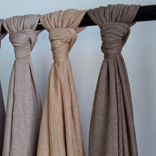 Crinckle Shimmer Hijab