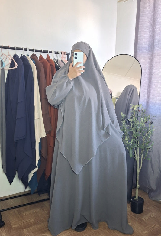 AMNA KHIMAR SET