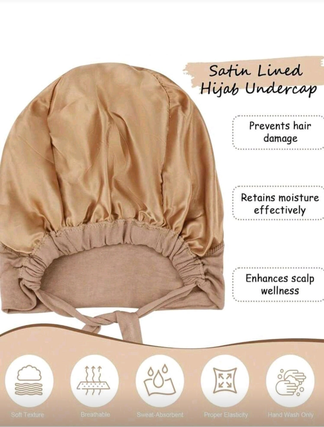 Satin lined undercap