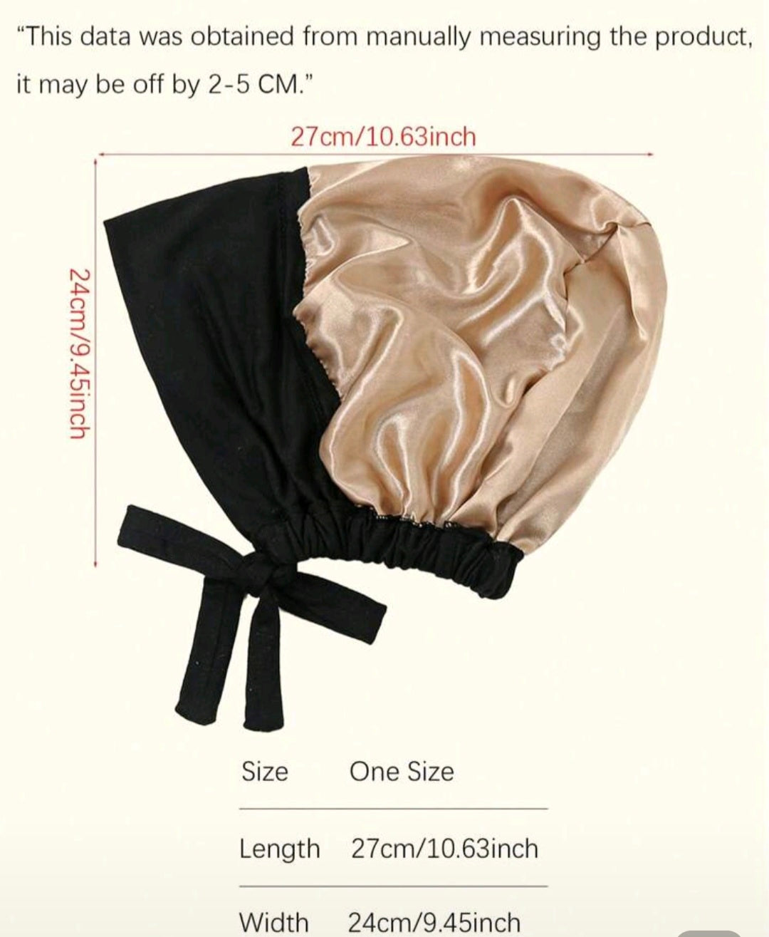 Satin lined undercap